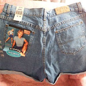 NWT Lee Riders Jean Shorts Aged Stone Sz 18M
